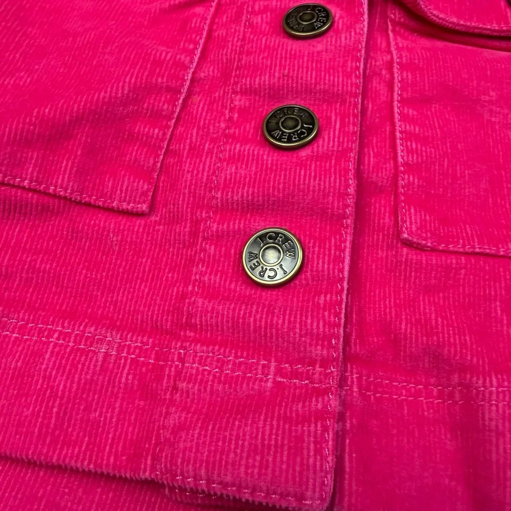 Crewcuts Girls Skirt Corduroy Button Front Mini Pink Size 5